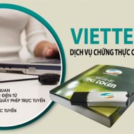 Bảng Giá Gia Hạn Chữ Ký Số Viettel CA