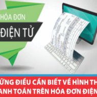 Quy định về hình thức thanh toán trên hóa đơn điện tử